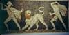 lion hunt mosaic